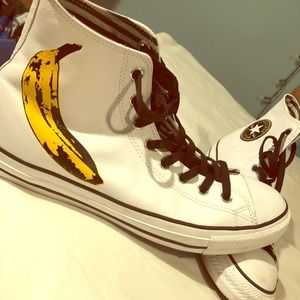 Converse x Andy Warhol Banana Shoes